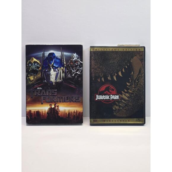 Jurassic Park & Transformers DVD Bundle Set. 2 DVD Lot - Picture 1 of 2
